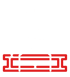 Ein Kranhaken hebt ein rotes I-Träger-Stahlprofil.