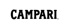 Schwarzer Campari-Schriftzug auf dunkelgrünem Hintergrund.