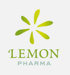 Logo von Lemon Pharma mit einer grünen, blütenähnlichen Grafik aus sechs ovalen Blättern.