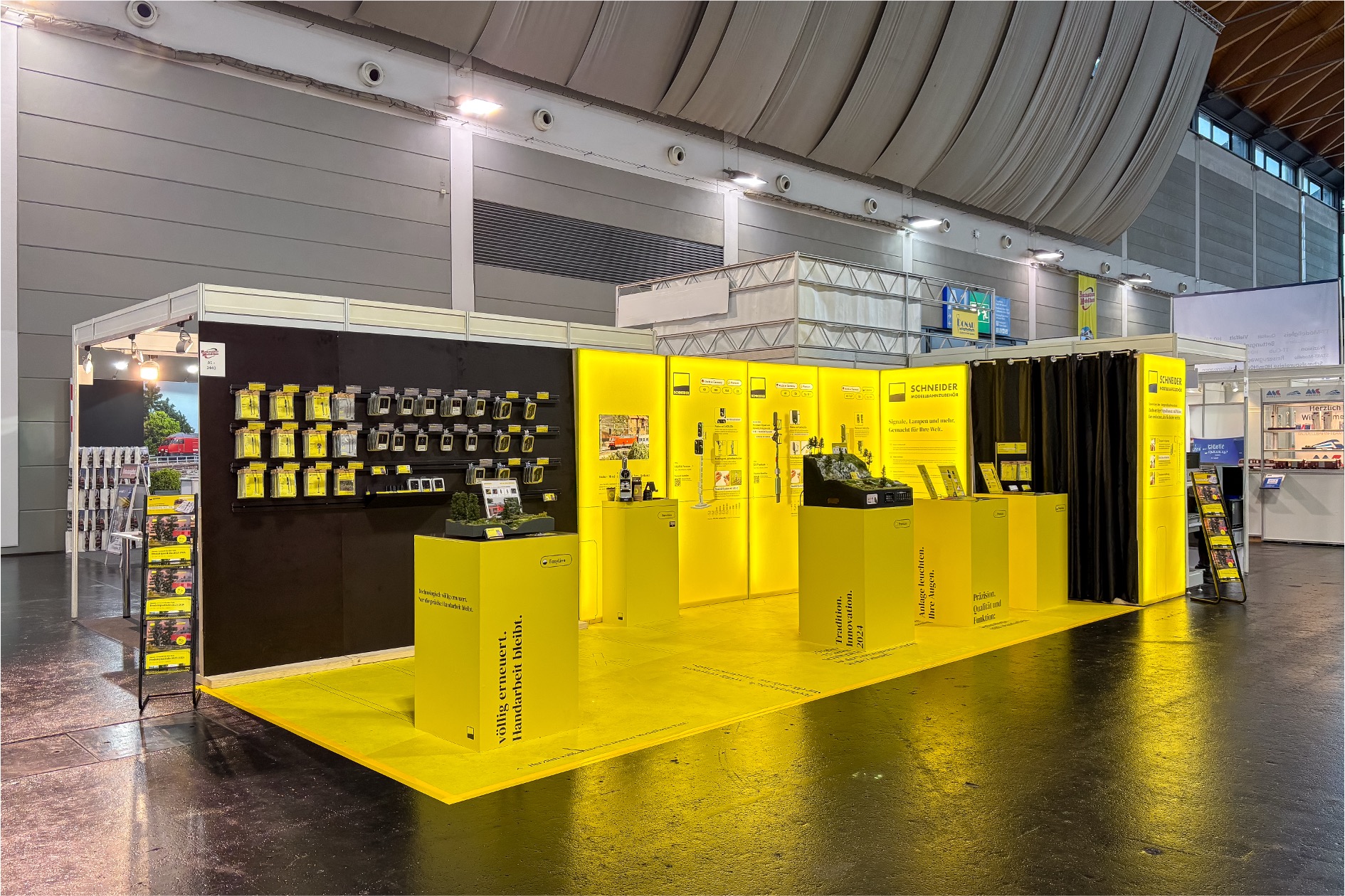 Schneider Modellbahnzubehör Brand Relaunch Messe-Auftritt