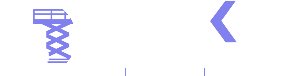 Logo ROX SCHULUNGSZENTRUM mit Stapler- und Scherenhebebühnen-Symbol, darunter "Stapler | Flurförderzeuge | Hubarbeitsbühnen".