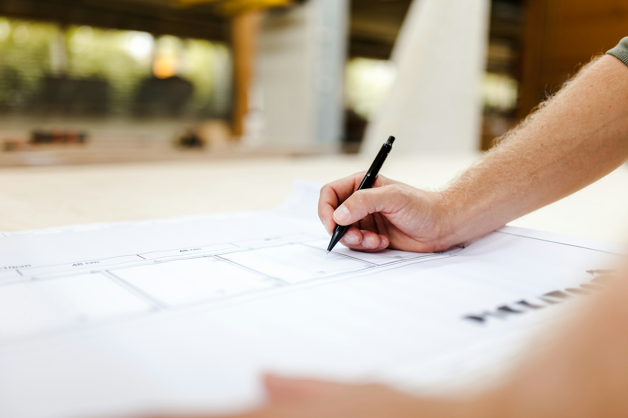 Handwerksbetrieb bei der Arbeit