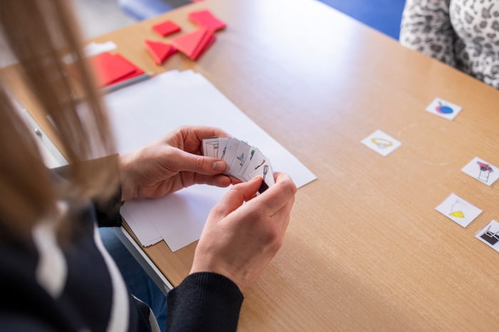 Arbeit mit Bildkarten in der Sprachtherapie
