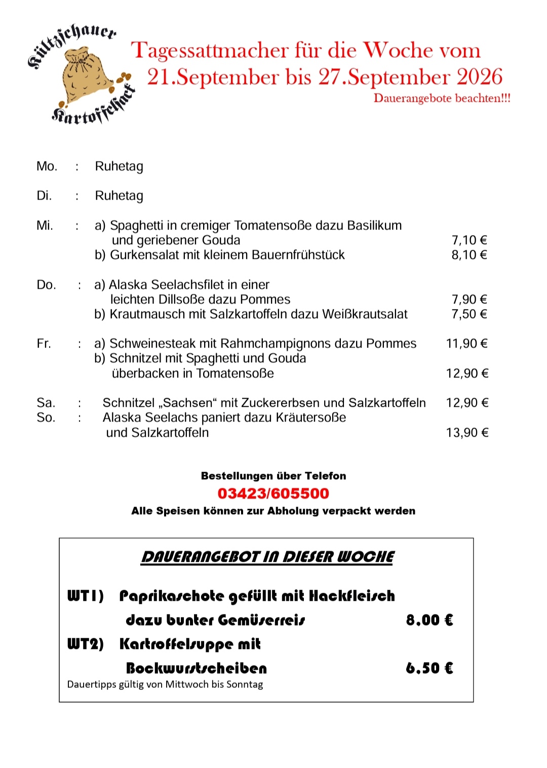Aktueller Tagestipp