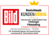 BILD Siegel Deutschlands Kundenkönig, Testsieger FitnessKing