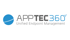 APPTEC360 Unified Endpoint Management Logo mit blauem Globus.