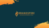Brandspire Logo mit Flamme und Stern, Text: "BRANDSPIRE WIR MACHEN MARKEN STARK" auf dunkelblauem Hintergrund.
