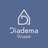 Logo der Diadema Gruppe mit einem weißen Haus-Symbol und dem Buchstaben D auf blauem Hintergrund.