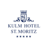 Logo des Kulm Hotel St. Moritz mit Wappen und fünf Sternen.