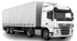 Großer LKW - Schwerlasttransport für große Fracht