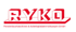 Rotes Logo mit dem Wort "RYKOL" in Großbuchstaben, darunter ein dünnerer roter Text.