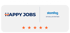 HAPPY JOBS Partnerbadge