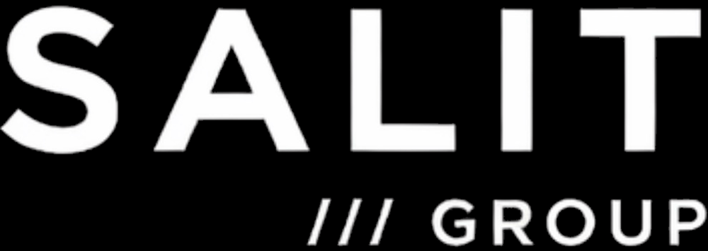 Salit Group logo with white text on a black background.
