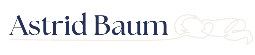Logo: Astrid Baum mit einer stilisierten Babyzeichnung.