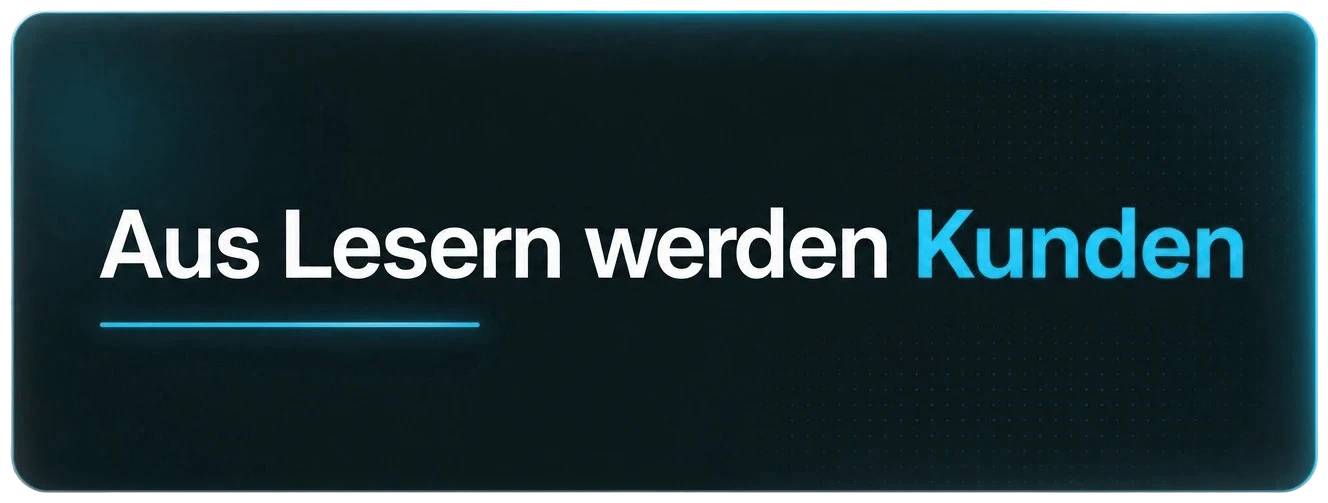 Aus Lesern werden Kunden