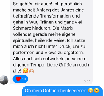 AHA-Moment: Die Matrix als Therapie