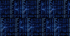 Blaue digitale Datenzeilen und Text auf dunklem Hintergrund, mit hellblauen Lichteffekten.