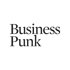 Schwarzer Text "Business Punk" auf dunkelgrünem Hintergrund.