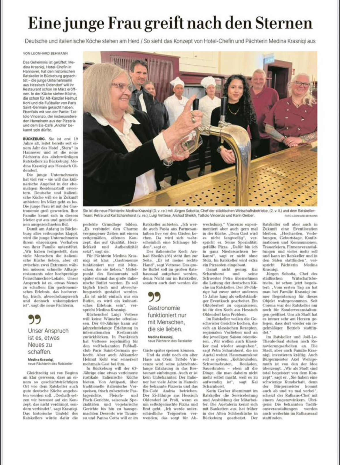 Unsere Geschichte – Ratskeller Bückeburg