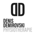 Logo von Denis Demirovski Physiotherapie mit den Großbuchstaben DD und dem Namen darunter.