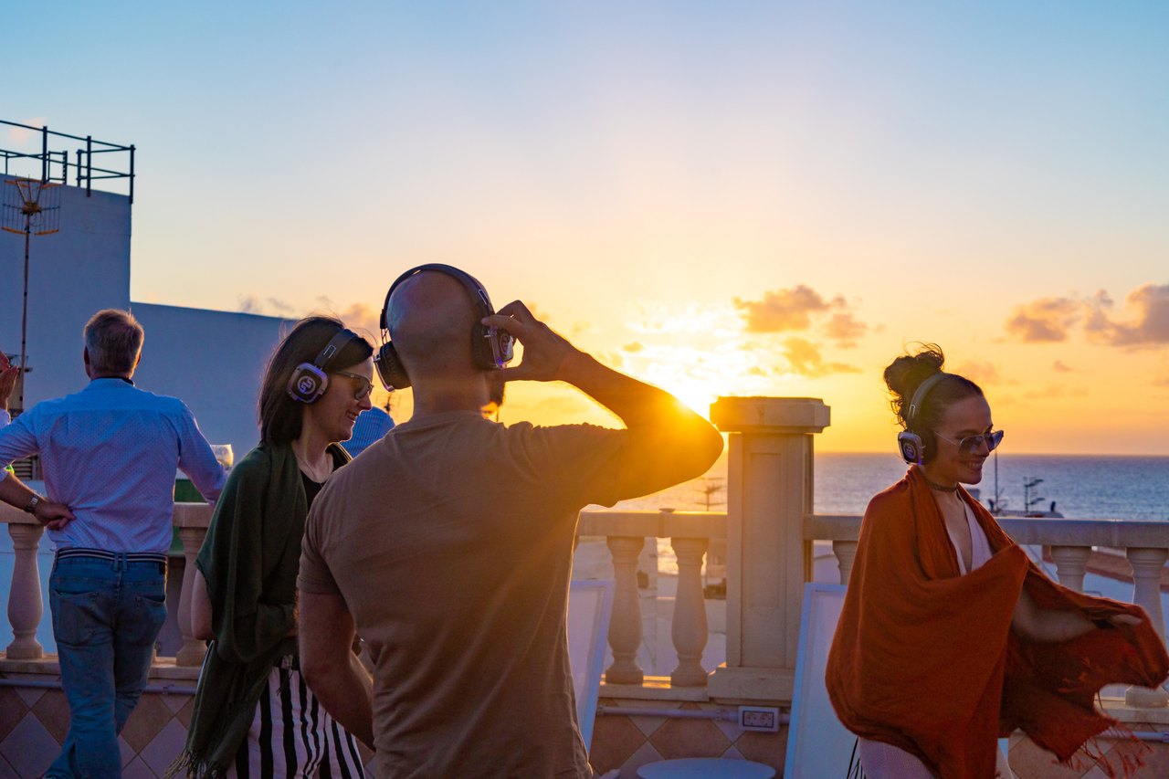 Evenings on the roof