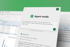 Digitale Benutzeroberfläche mit aktivierter ‚Agent Mode‘-Funktion zur KI-gestützten Datenanalyse, Dialogfeld fordert visuelle Geschäftseinblicke an – Hintergrund zeigt Charts und Diagramme, Fokus auf Business Intelligence und Entscheidungsunterstützung.