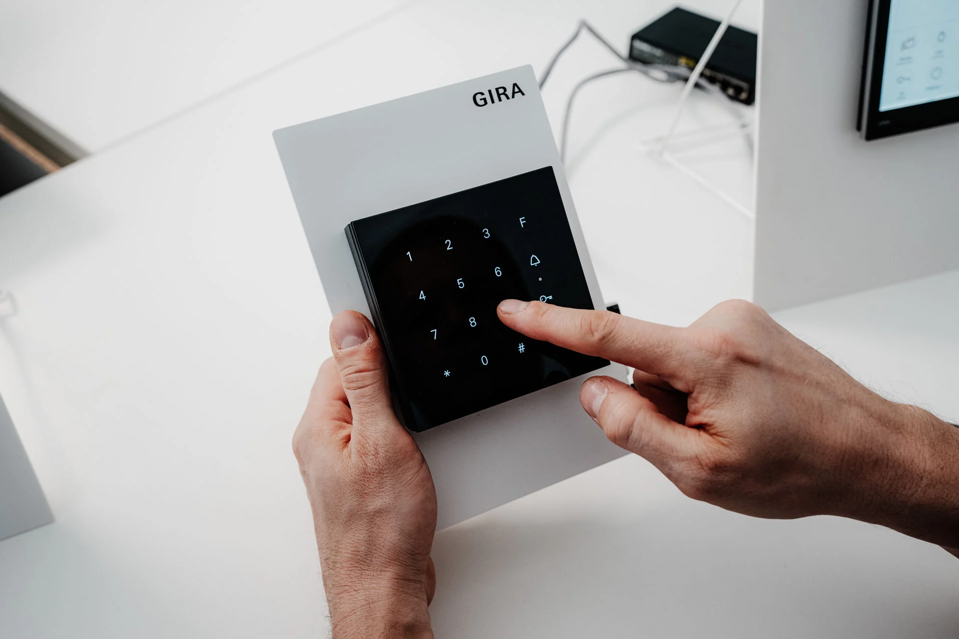Smart-Home-Technik im Einsatz