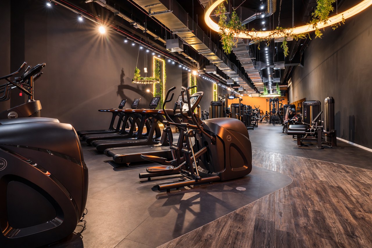 Gerätebereich im GYMPOD Weiterstadt