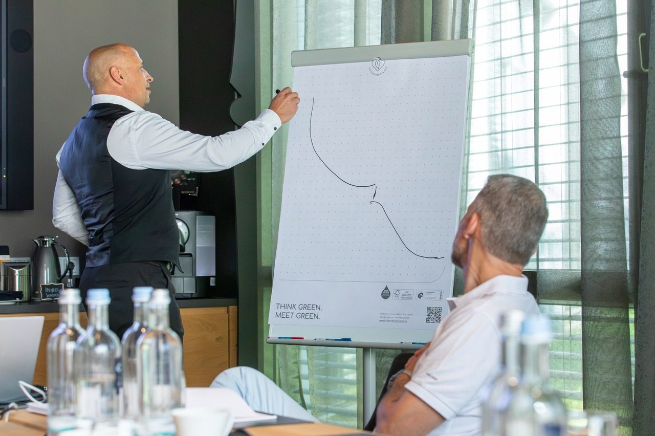 Martin Hermann am Flipchart