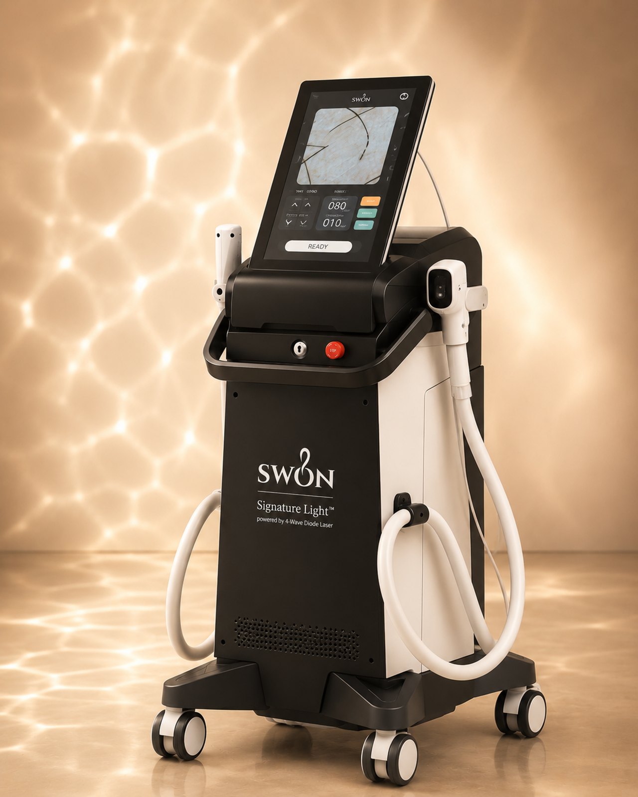 4-Wellen-Diodenlaser Signature Light für die dauerhafte Haarentfernung bei SWON