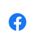 Blaues Facebook-Logo mit weißem „f“-Symbol in einem Kreis.