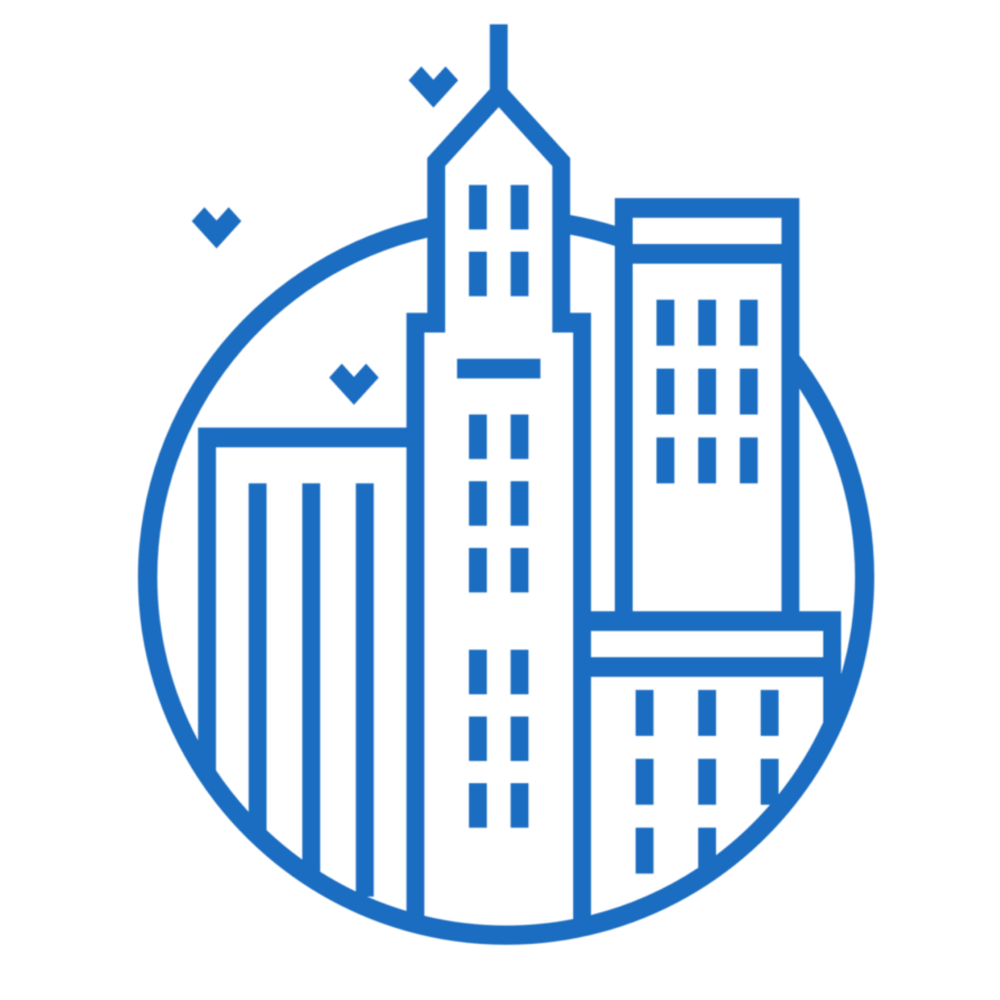 Das REMAX-Logo, mit einem roten, weißen und blauen Ballon auf der linken Seite.