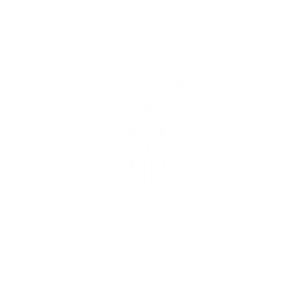 Logo mit weißem stilisiertem Schmetterling und Text "ELOVIA REAL ESTATE BROKER LLC" auf grünem Hintergrund.