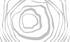 Graustufige konzentrische Linien, die eine ovale Form mit mehreren unregelmäßigen Ringen in der Mitte umgeben.