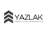 YAZLAK OBJEKT- UND GRÜNSERVICE Logo mit drei grauen Pfeilen, die nach oben zeigen