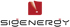 Logo von SIGENERGY mit einem roten Quadrat, das einen weißen Lichtstrahl und einen Punkt enthält, darüber der Schriftzug SIGENERGY in Schwarz.
