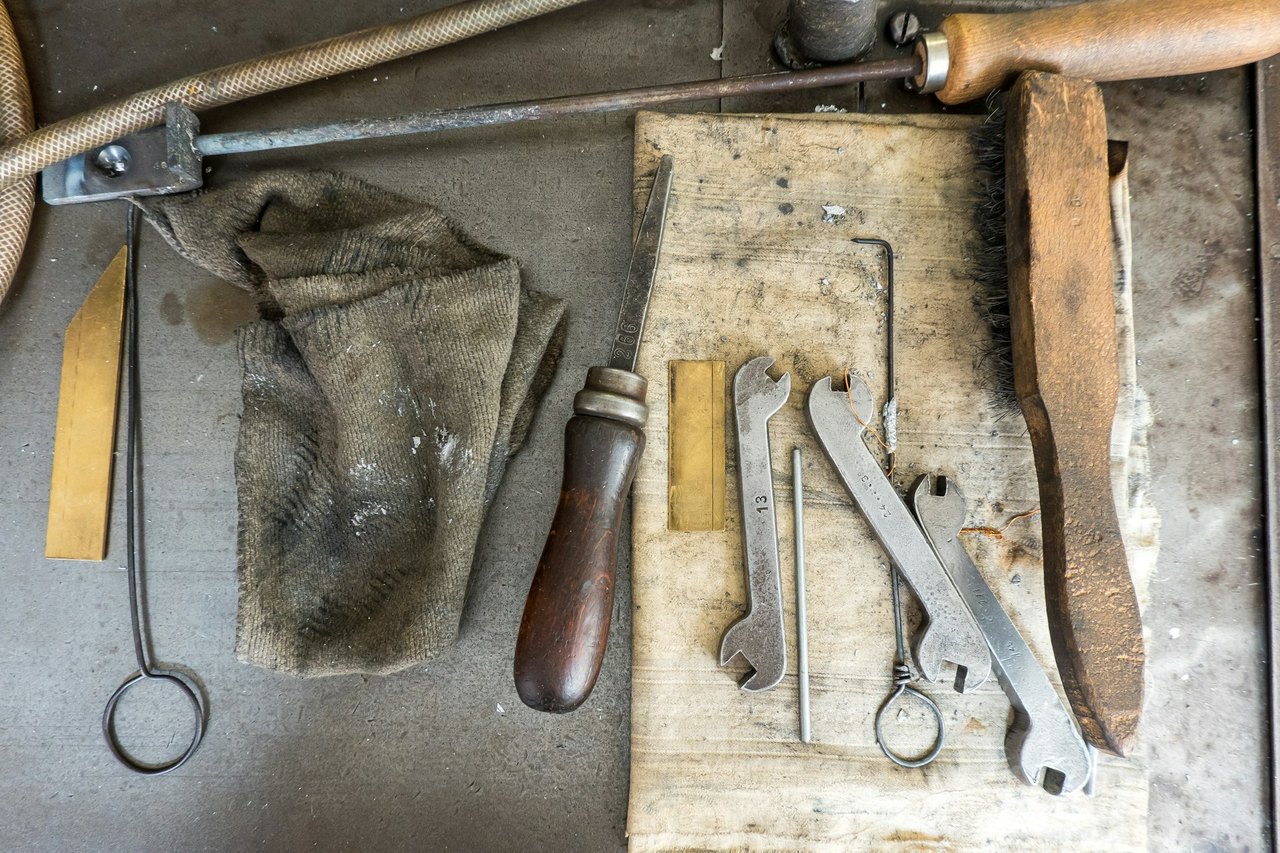 Arbeit am Instrument