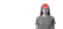 Woman with highlighted brain indicating brain fog.