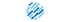 Kreisförmige Anordnung blauer und hellblauer Pfeile, die nach oben rechts zeigen.