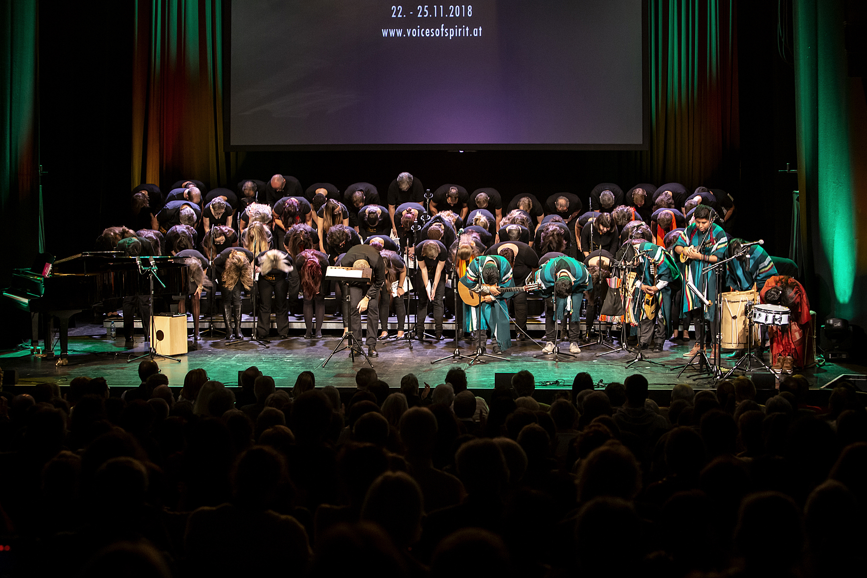 Bolivian and Austrian voices together: Sacambaya with the Gospel and Jazz Choir, Voices of Spirit 2018, Graz