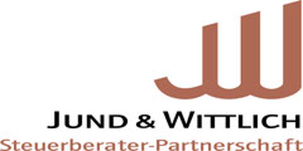 Logo von Jund & Wittlich Steuerberater-Partnerschaft mit stilisiertem "JW" in Braun.