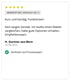 Kundenbewertung "SEHR GUT 4.8/5" mit 5 Sternen, Text "Kurz und bündig: Funktioniert" von H. Gurtner.