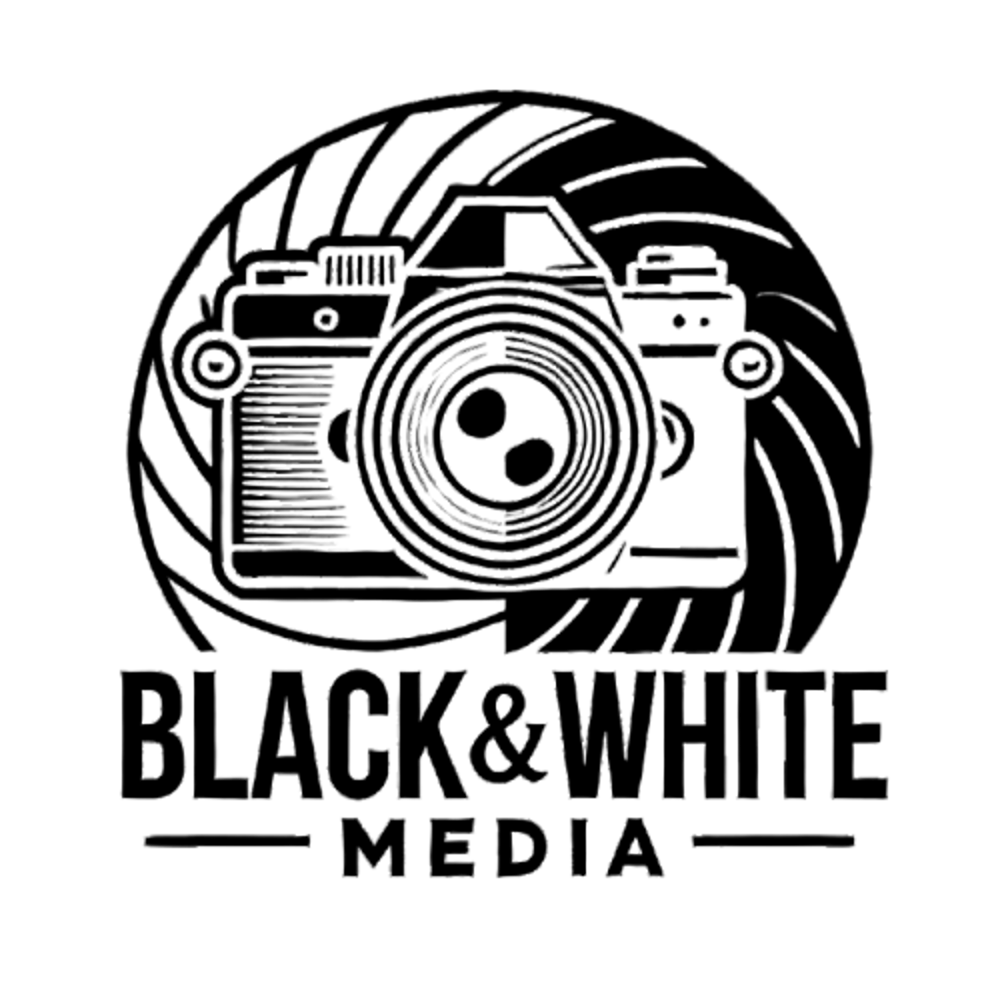 Logo Black and White Media