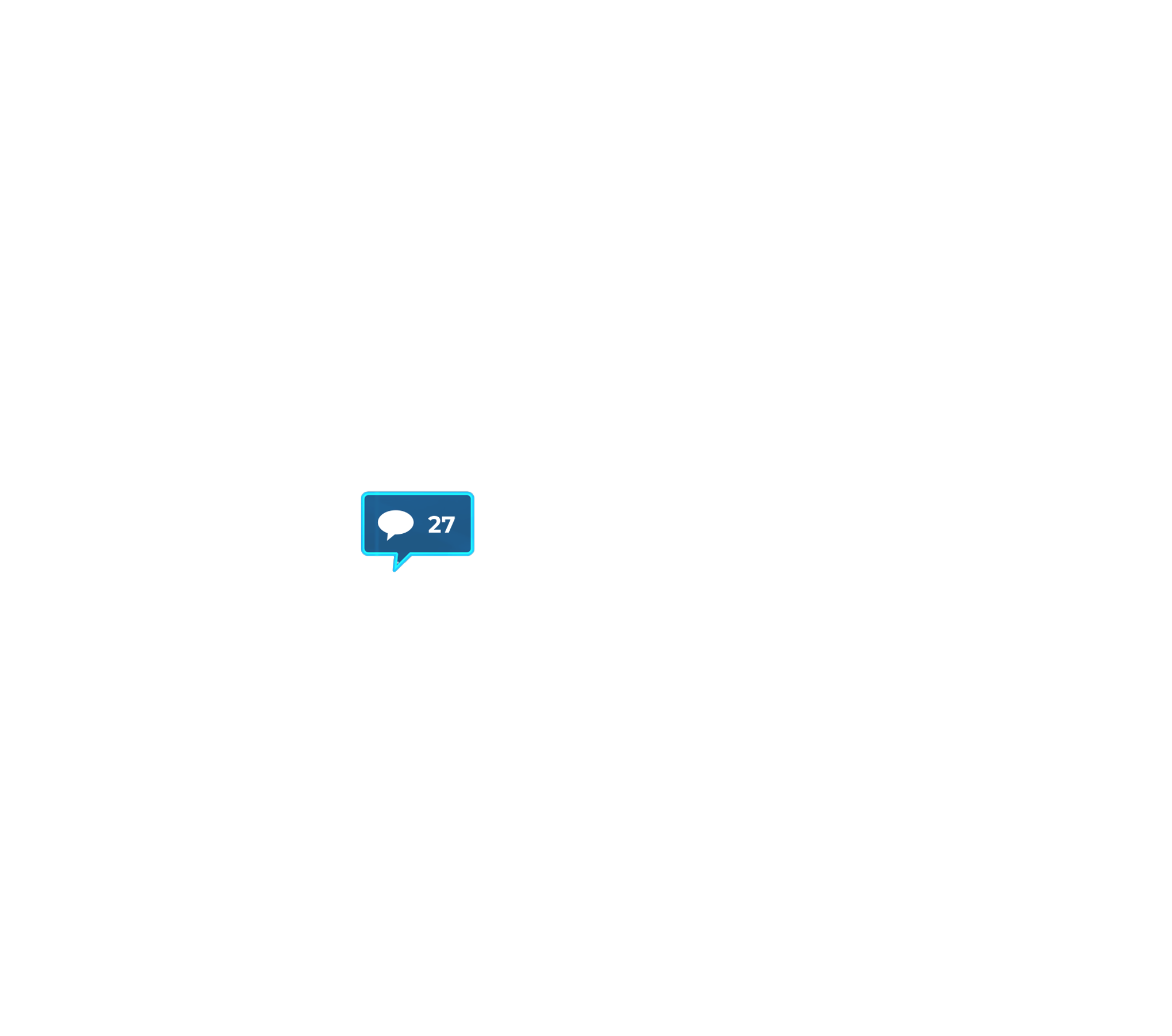 Schwebendes Icon