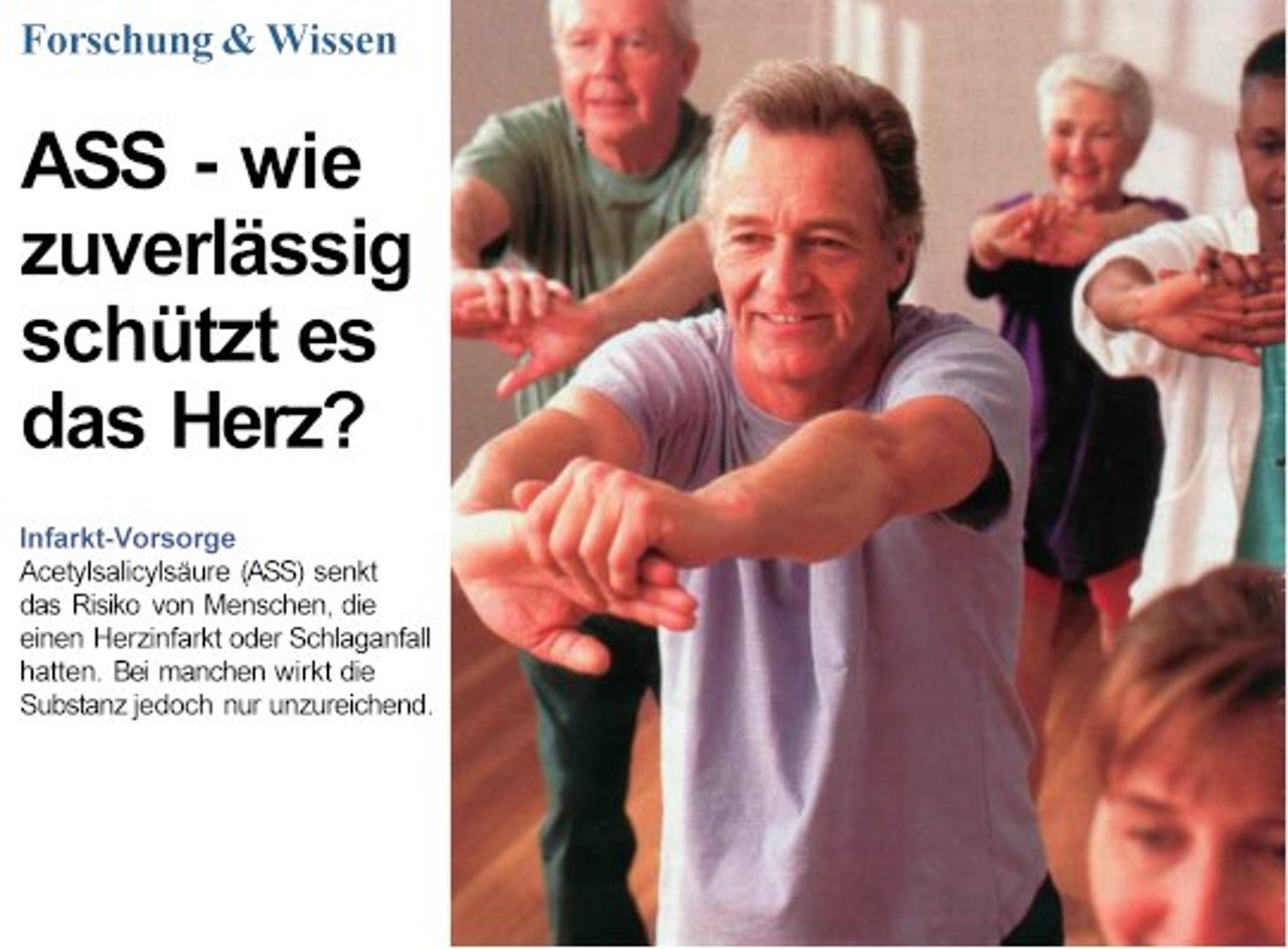 ASS – wie zuverlässig schützt es das Herz?