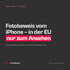 Textkachel von iTechGenius: Fotobeweis vom iPhone, in der EU nur zum Ansehen