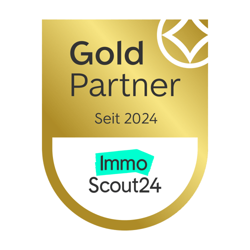 ImmoScout24 Gold-Partner seit 2024 – Siegel