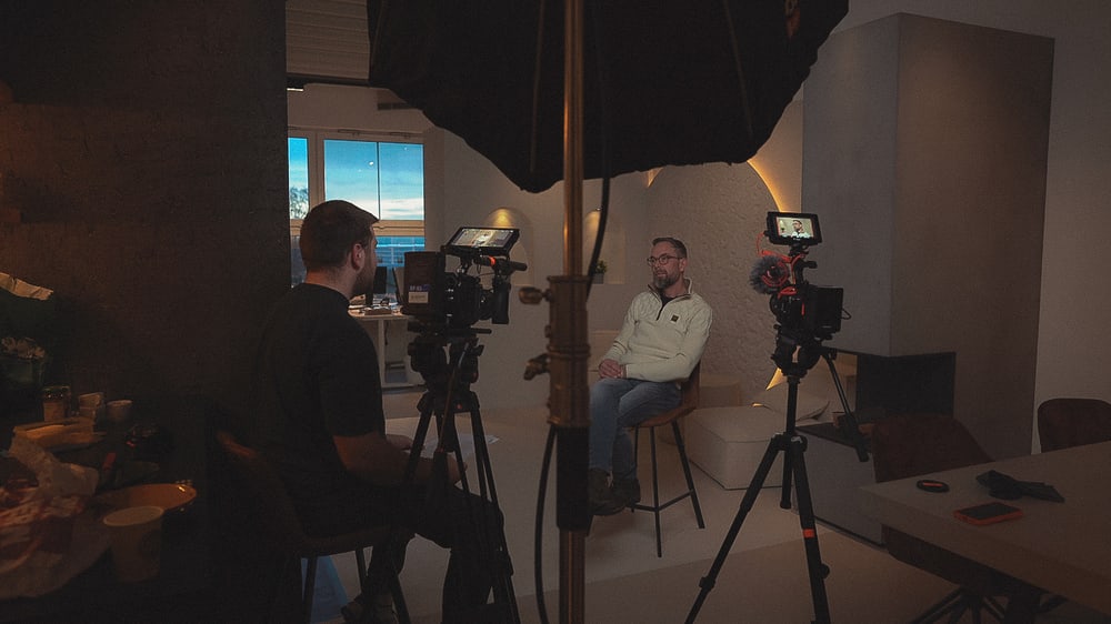 Behind the scenes · Testimonials