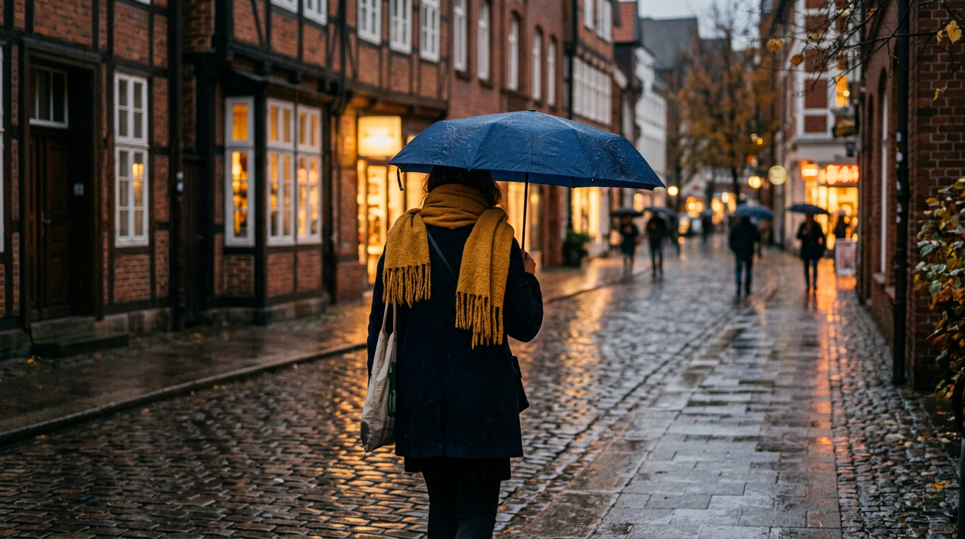 Herbst in Hamburg (KI generiertes Bild)
