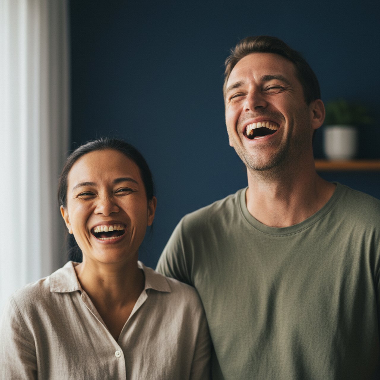 Couple – real moment